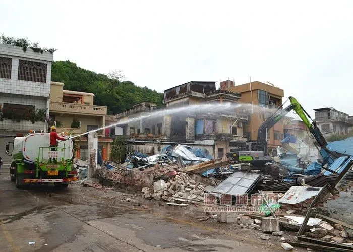 一字抵万金实拍顺德拆迁现场场面震撼