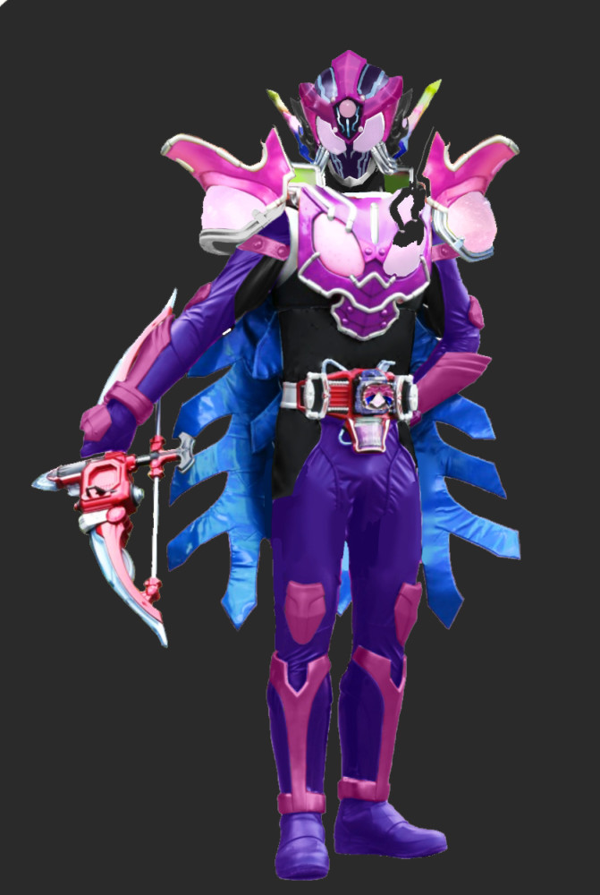 邪恶乐园:如果不细看只会以为这是假面骑士duke火龙能量铠甲与其他