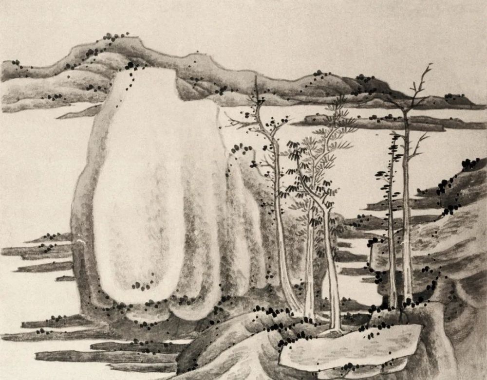 简洁明丽龚贤小品画欣赏