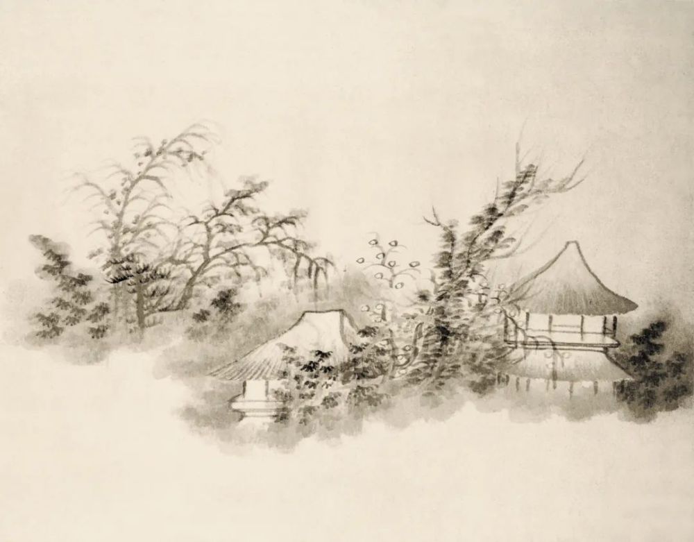 简洁明丽龚贤小品画欣赏