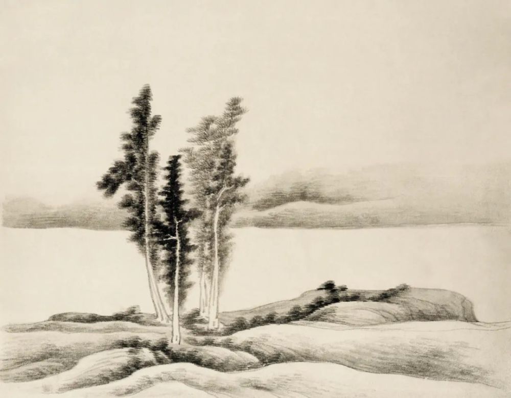 简洁明丽龚贤小品画欣赏