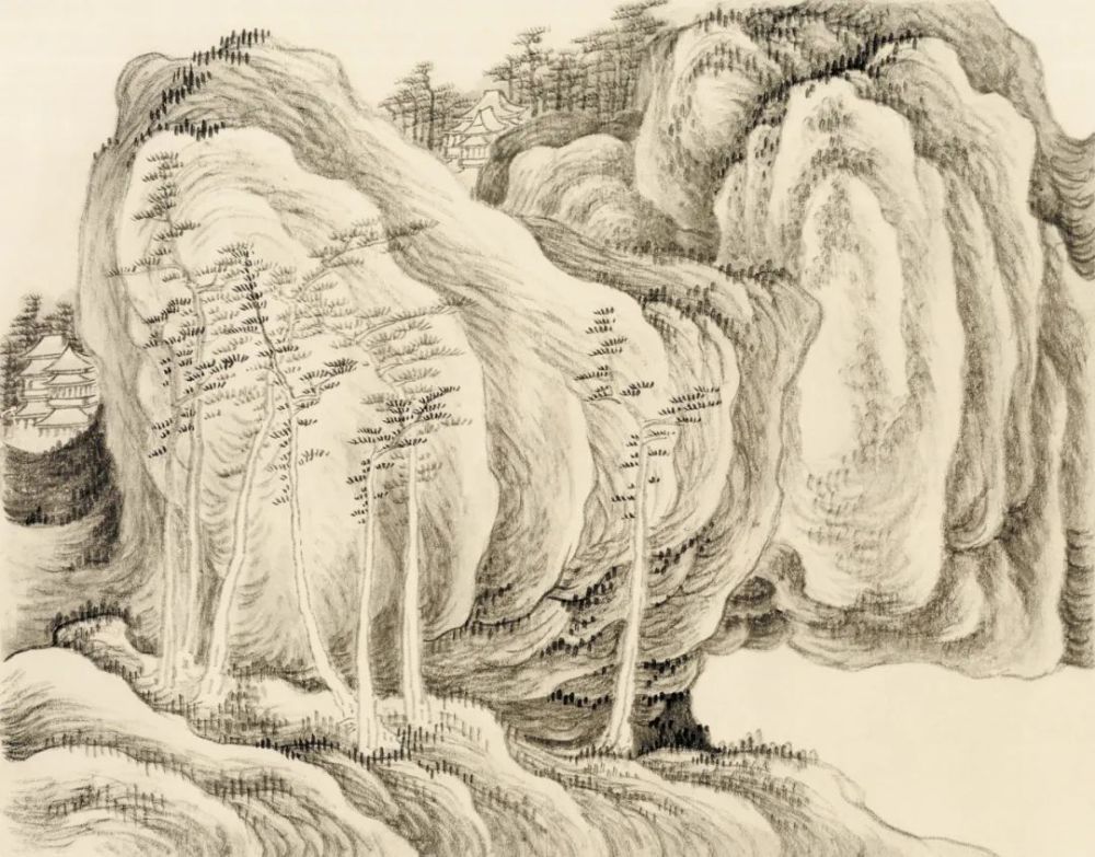 简洁明丽龚贤小品画欣赏