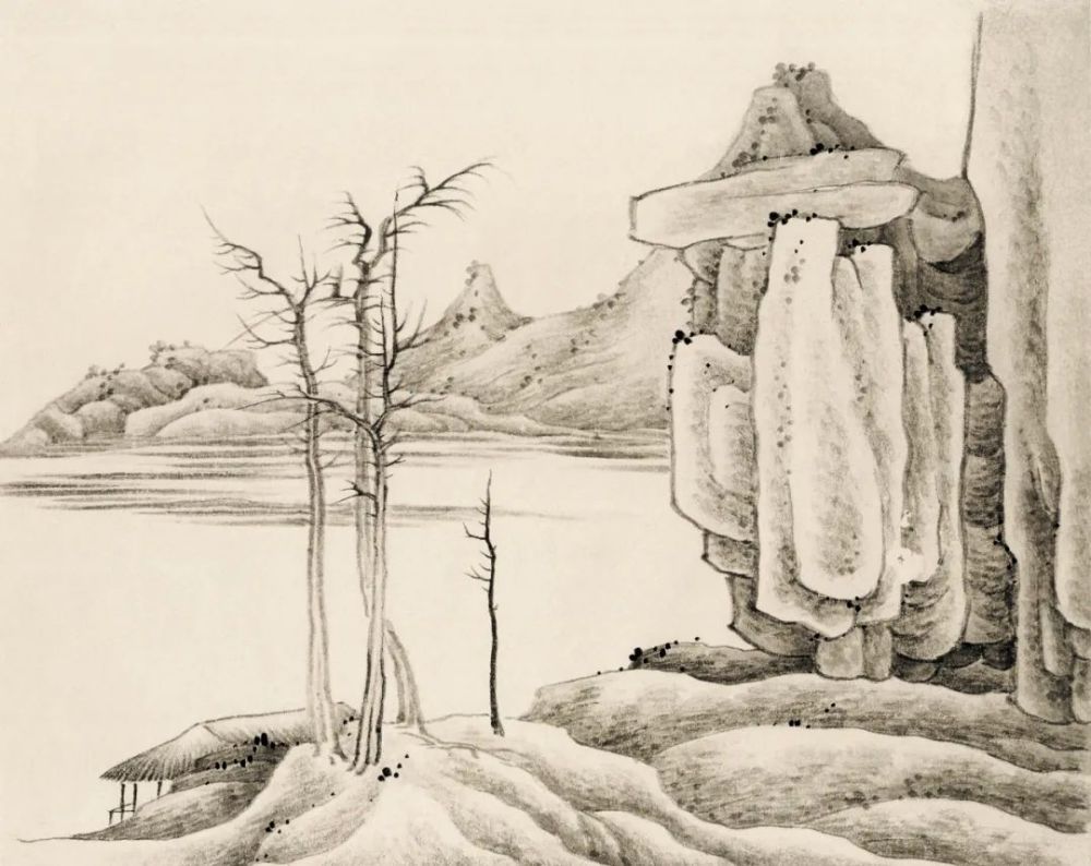 简洁明丽龚贤小品画欣赏