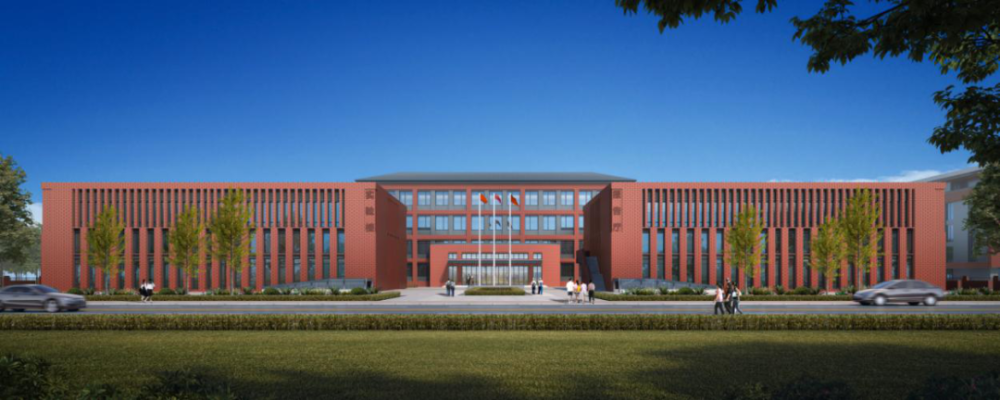 扩建项目方案设计夜景透视图济源市济水一中改扩建项目方案设计鸟瞰图