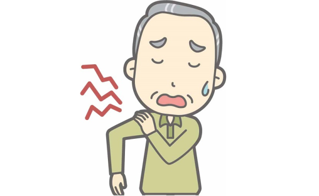 而"五十肩"(ごじゅうかた)指的是"肩膀疼痛,运动受限制"的意思,其实就