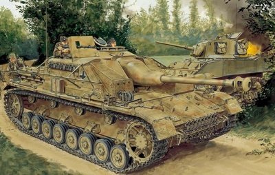 二战德军四号突击炮口径75毫米的步兵支援武器
