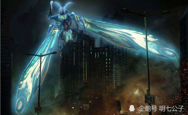 魔斯拉是一只象征母性的怪兽女王.