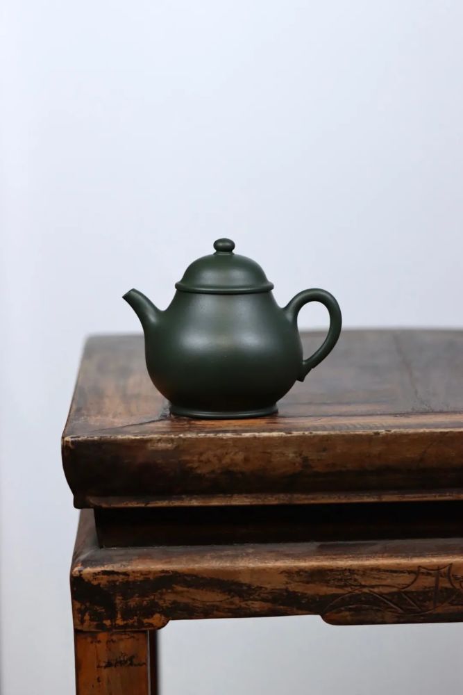 【西云堂】墨绿泥·潘壶·130cc