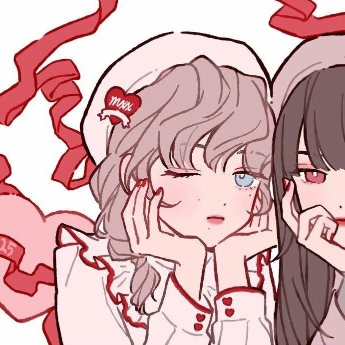 动漫闺蜜头像山川清秀星辰温柔似你眼眸