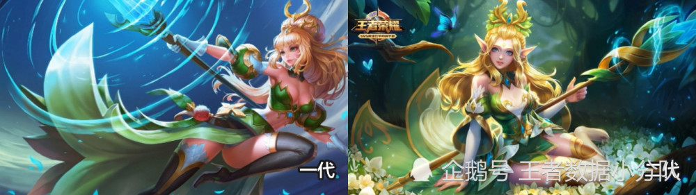 《王者荣耀》94款老版英雄原画汇总:未经"加衣"的女英雄才叫媚 - 王者