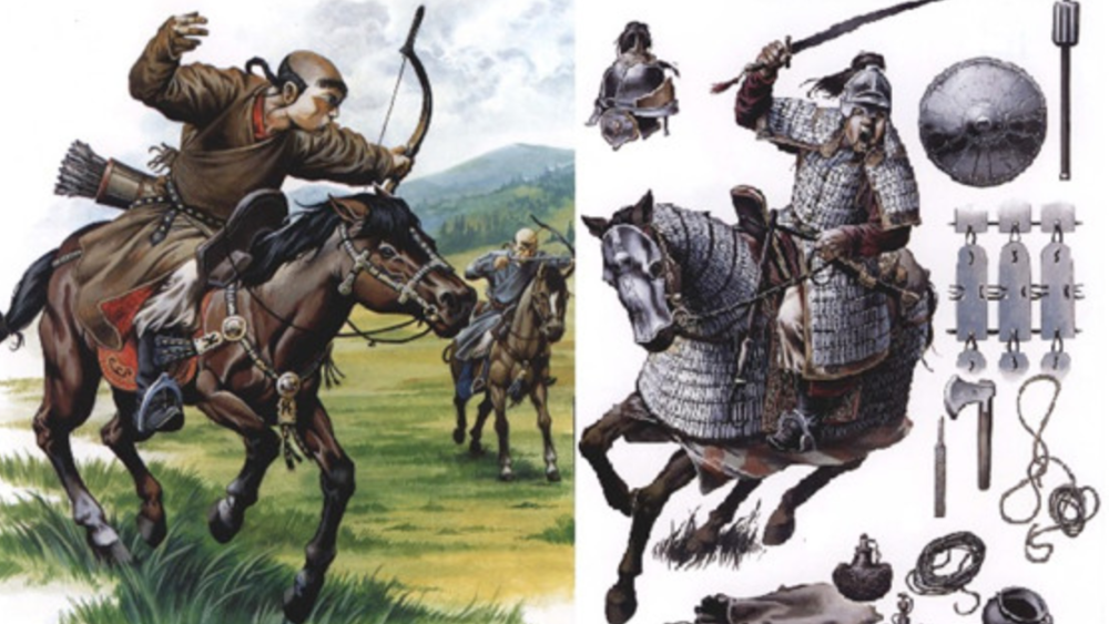 由此可见,在蒙古骑兵战术中,重骑兵才是他们的核心.