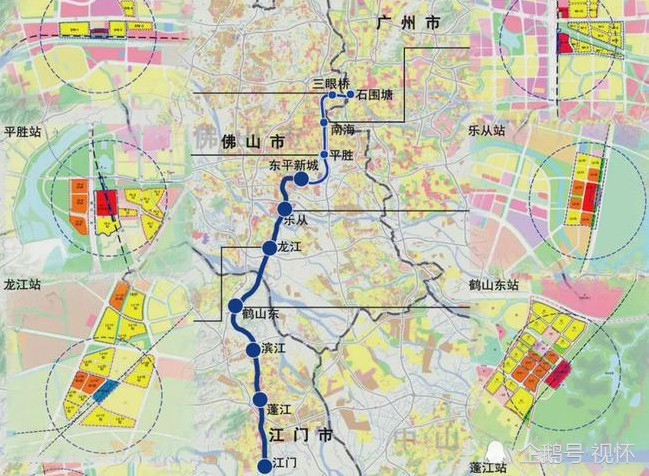 今年廣東7個城際鐵路預備項目分佈粵港澳大灣區6條粵東1條