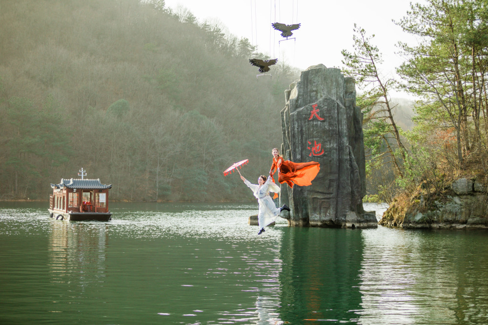 木兰天池打卡点推荐,体验飞仙一定要先摆好造型,按本文不走弯路