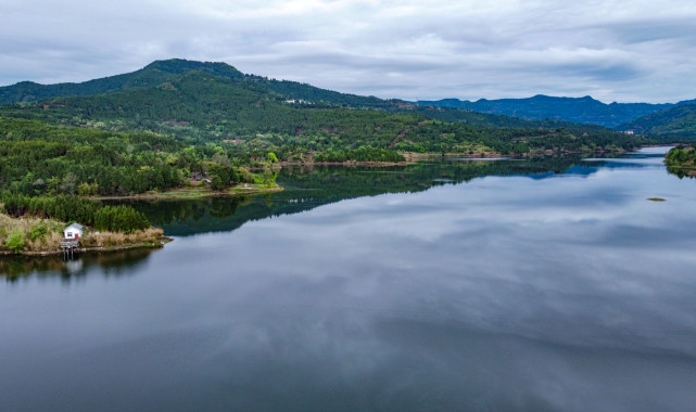 四川达州今年第一次来柏林水库国家湿地公园感觉夏天来最好