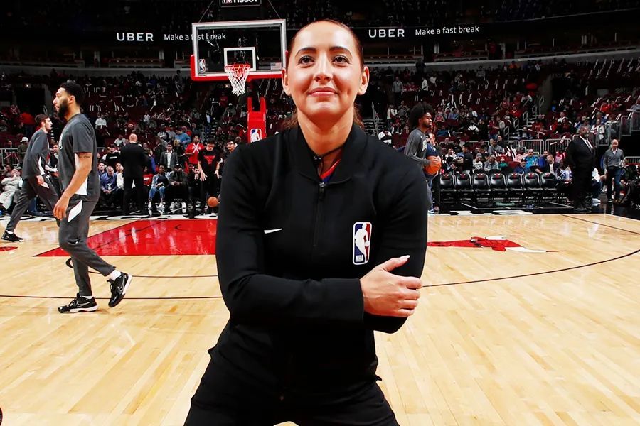 东契奇撩的女裁判竟是nba的花木兰