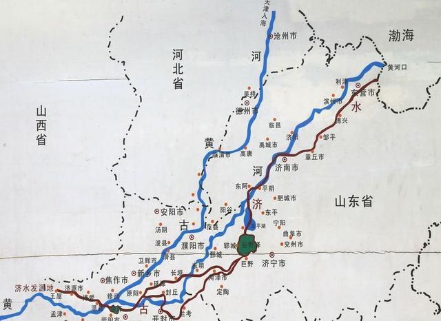 曾经有条河流给河南山东留下众多城市名字今天为何消失不见了