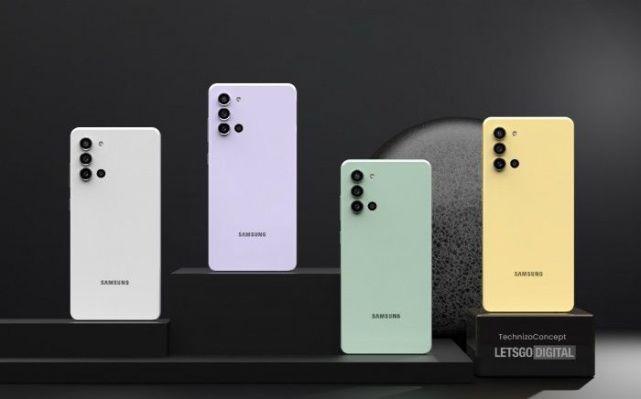 Galaxy A22高清渲染：三星今年最便宜的5G手机