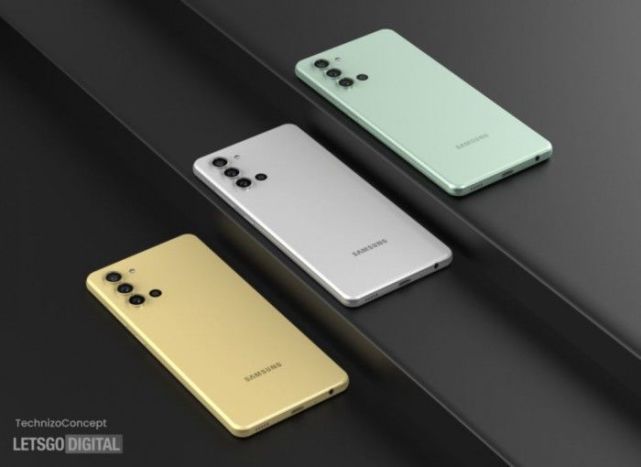 Galaxy A22高清渲染：三星今年最便宜的5G手机