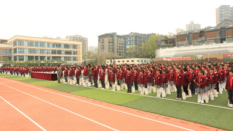 西安市少儿朗诵比赛活动启动仪式在西安市曲江第一小学隆重举行!_腾讯