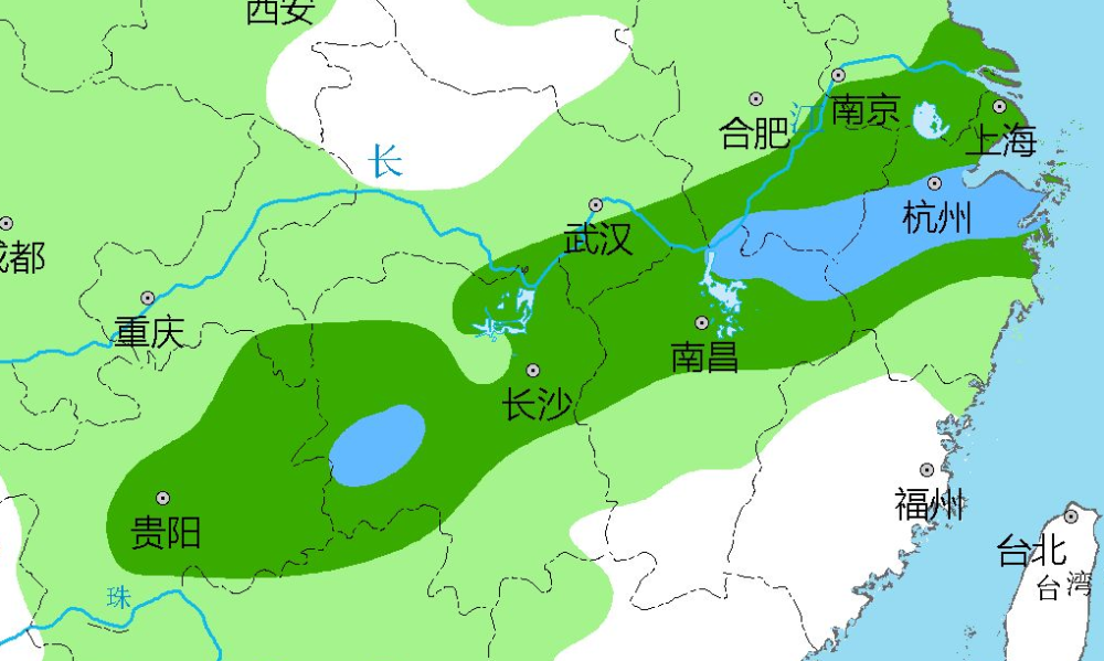 確認了大面積雨水即將來襲小雨中雨大雨暴雨將落在下列區域