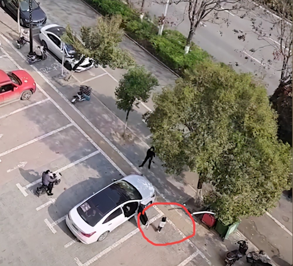 安徽宿州 疑因丈夫出轨 女子在街头疯狂砸车 引路人驻足围观 腾讯新闻