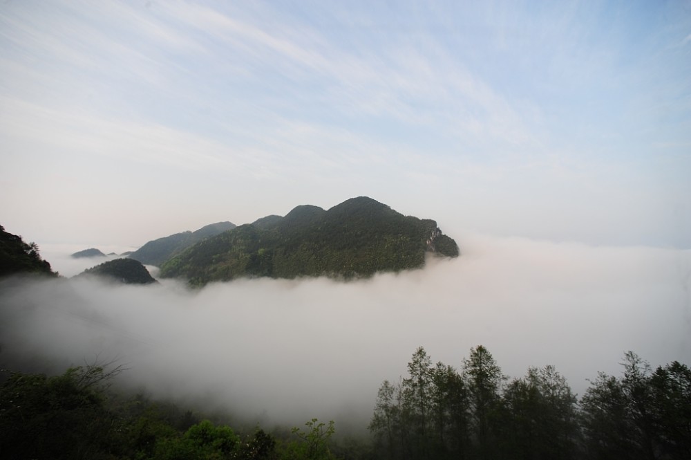 重慶鄉村霧氣氤氳美不勝收