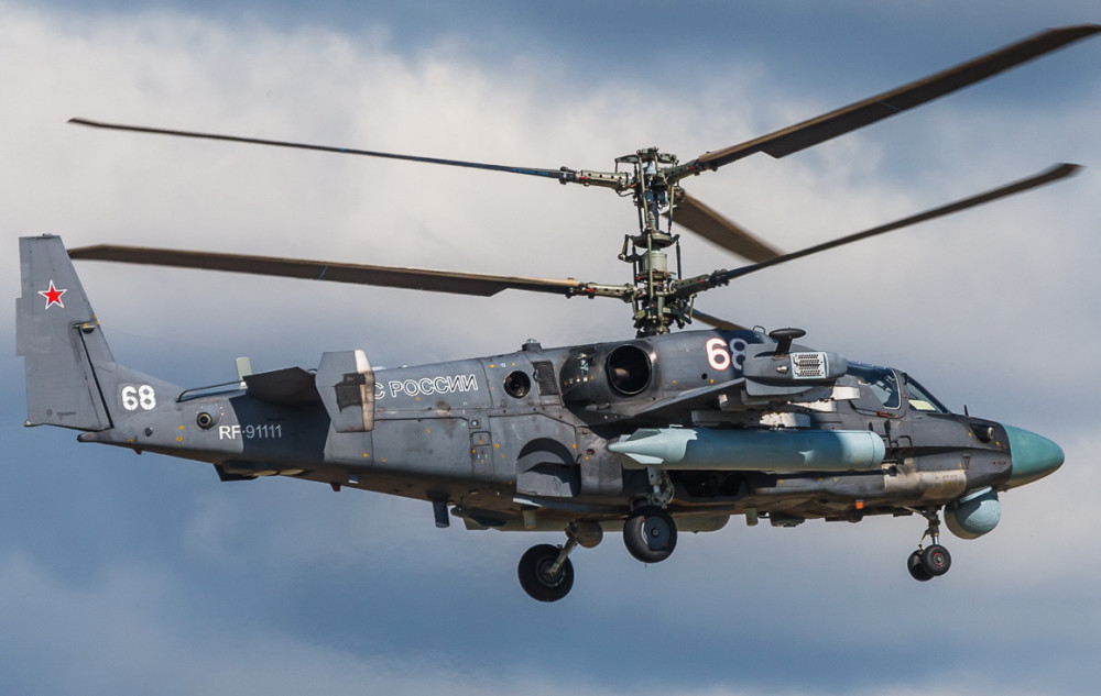 卡50共轴反桨武装直升机,拿下3个世界第一,设计怪异却性能强悍