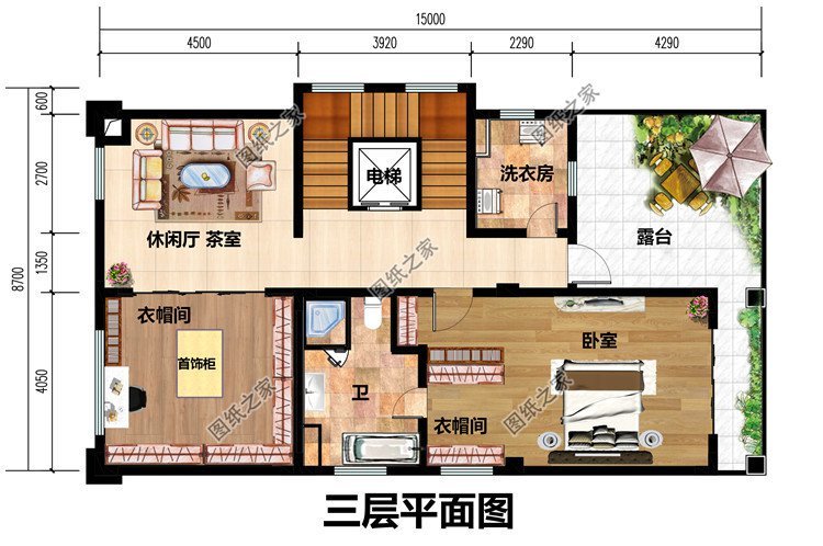 9x15米房屋設計圖,思念家鄉,不如回鄉建棟別墅,做父母的嬌子_騰訊新聞