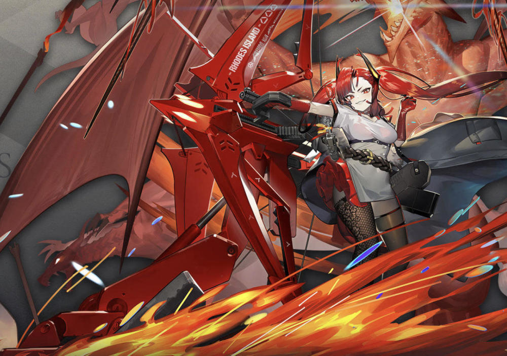 明日方舟早露同模版5星狙击登场熔泉手持攻城弩精2立绘很帅