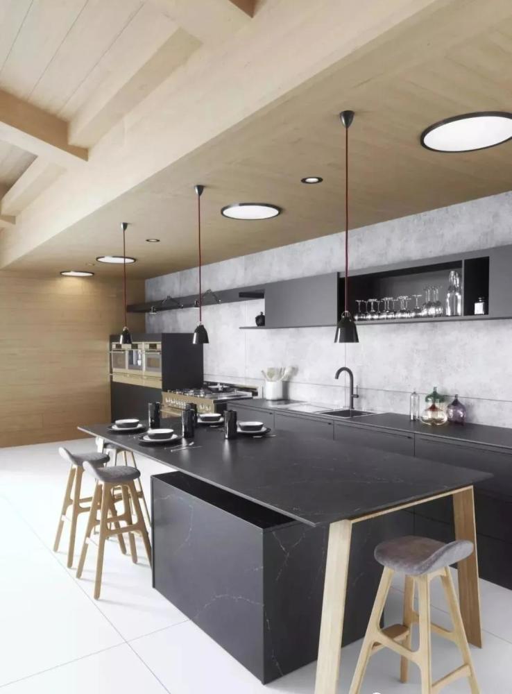 厨房餐厅加个中岛,真的太好用了!小户型家设计好也可以有