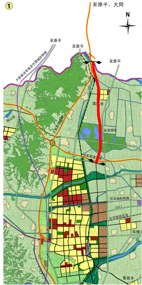 忻原大道最新选址方案公示途经这些村庄