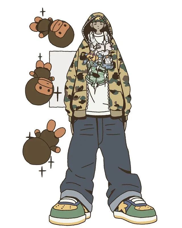 壁纸travisscottkidcudi等rapper的创意插画