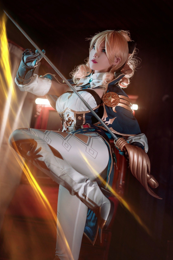 原神琴团长cosplay蒲公英骑士琴申请入队