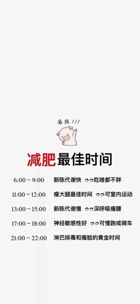 一组看到就想减肥的壁纸