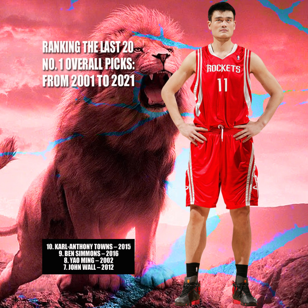 美媒排nba近20年状元,霍华德第4姚明第8,4状元夺冠4状元水货!