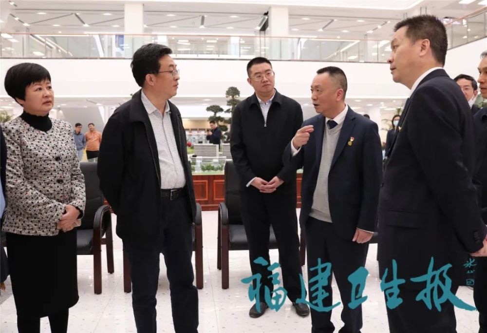 福建省发改委副主任潘乙凡,福建省卫健委副主任杨闽红,福州市政府副