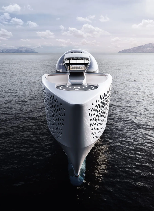 疯狂之作!带超大球体的300米科学探险船