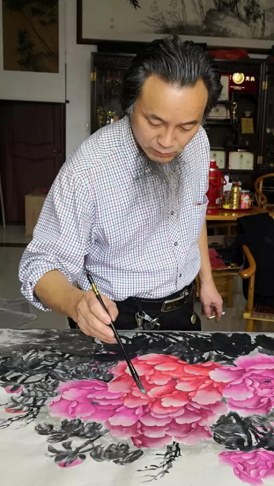 当代著名花鸟画家金晓海作品欣赏