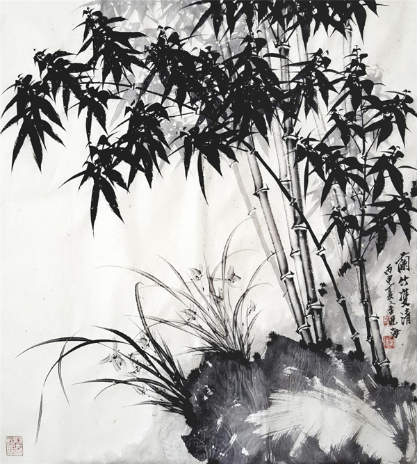 当代著名花鸟画家金晓海作品欣赏