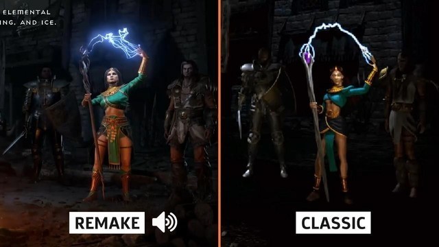 飞跃提升！《暗黑2重制版》与旧版画质对比_腾讯新闻