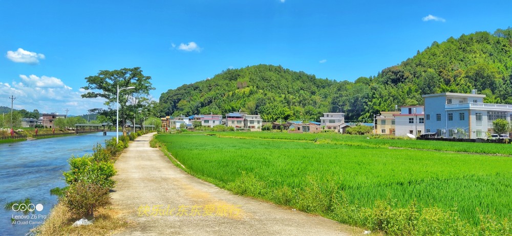 公园式的平远向阳村美丽的山水田园风光休闲旅游养生的好地方