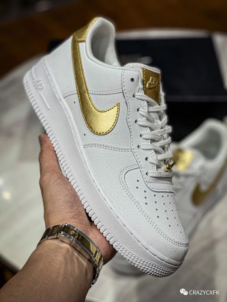 耐克nike air force 1 空军一号白金钩低帮运动板鞋