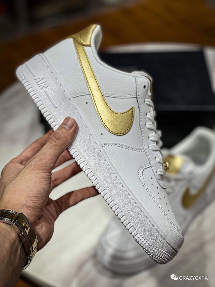 耐克nike air force 1 空军一号白金钩低帮运动板鞋