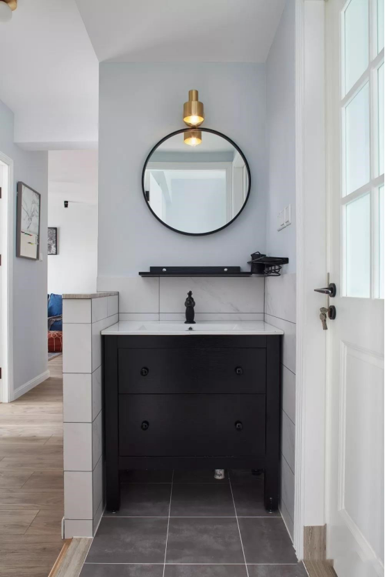 难怪那么多人偏爱将洗手台外置好处多我家有条件也这样做