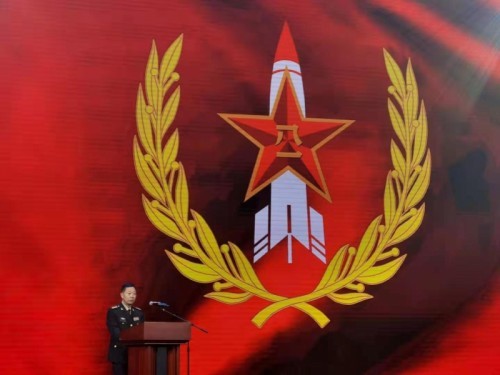 火箭军旗帜图片图片