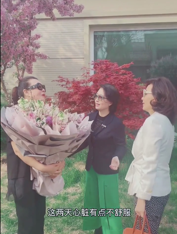 张兰与闺蜜聚会曝光豪宅别墅成群面积超大自家园林小路一眼望不到边