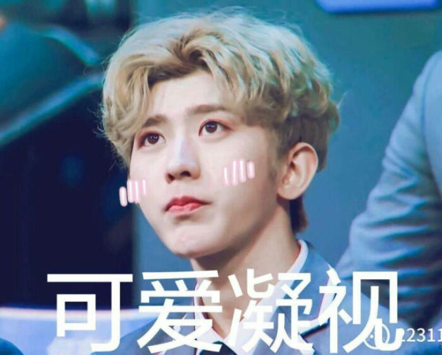 蔡徐坤表情包可甜可盐