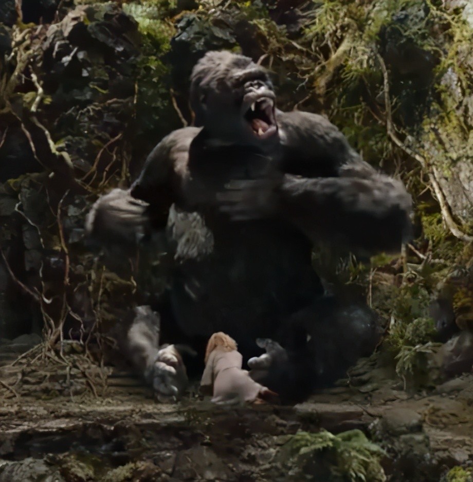 金刚战斗时捶胸