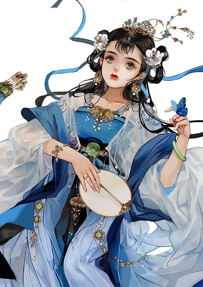 古风插画|长乐nina