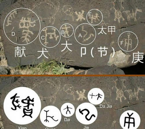 美洲出土中國古文字距今3300年史學家中國人最早發現新大陸